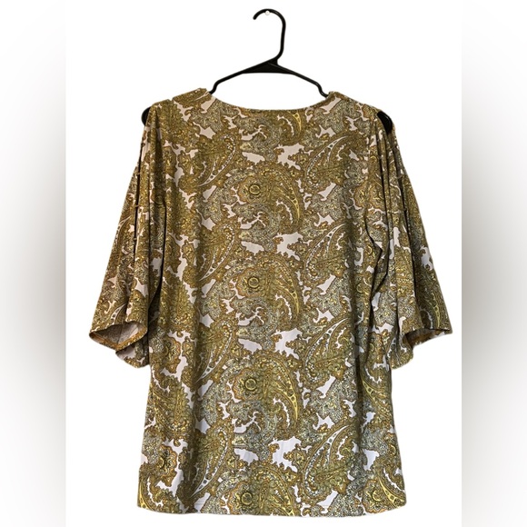 Paisley Peekaboo Blouse - Picture 4 of 4